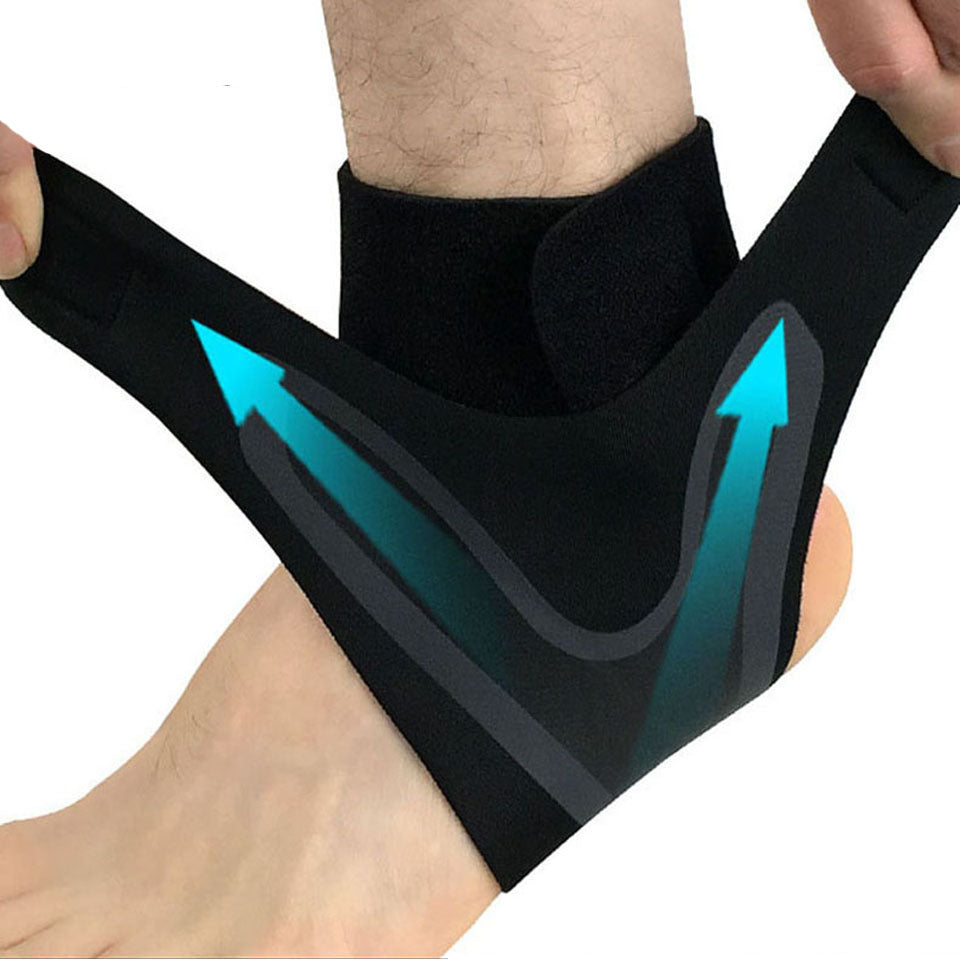 Adjustable sports ankle guard