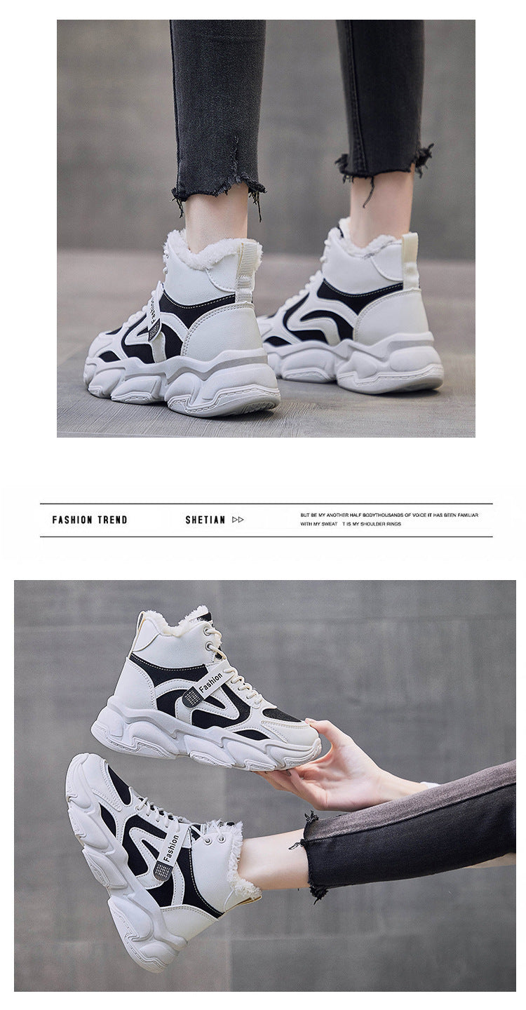 Women's Warm High Top Sneakers