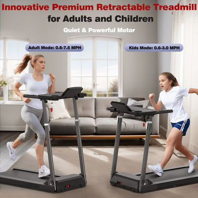 Treadmill With Tabletop Workstation