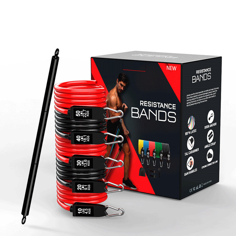 Exercises Resistance Bands Stretch Training Yoga Band